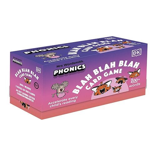 Mrs. Wordsmith Phonics Blah Blah Blah Card Game